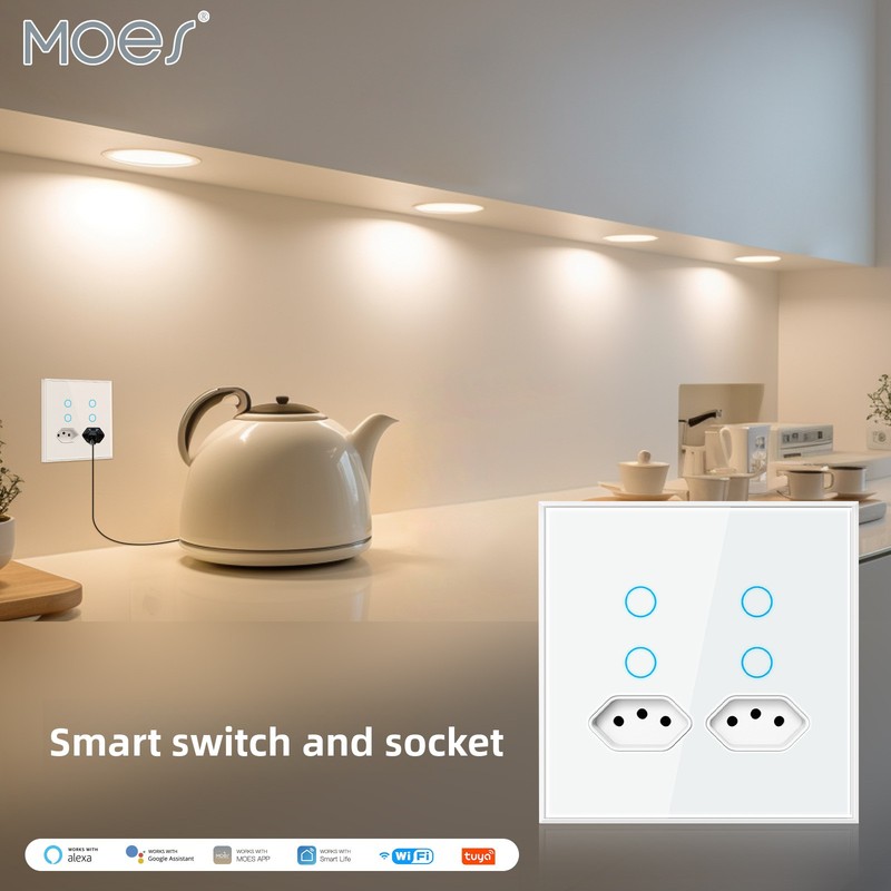 Prise intelligente WiFi MOES T - Timer Dual Outlet avis et prix