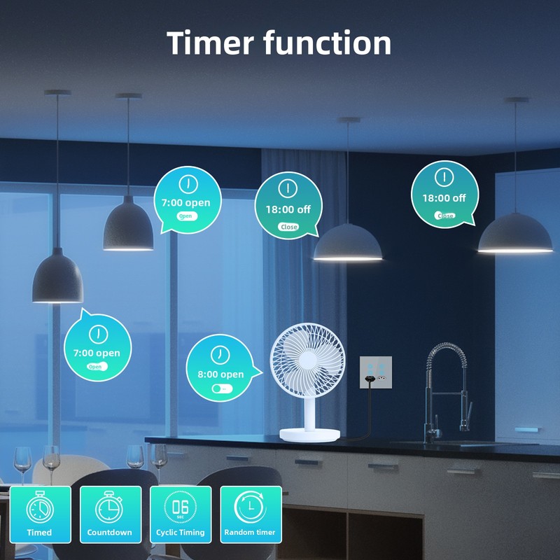 Prise intelligente WiFi MOES T - Timer Dual Outlet avis et prix